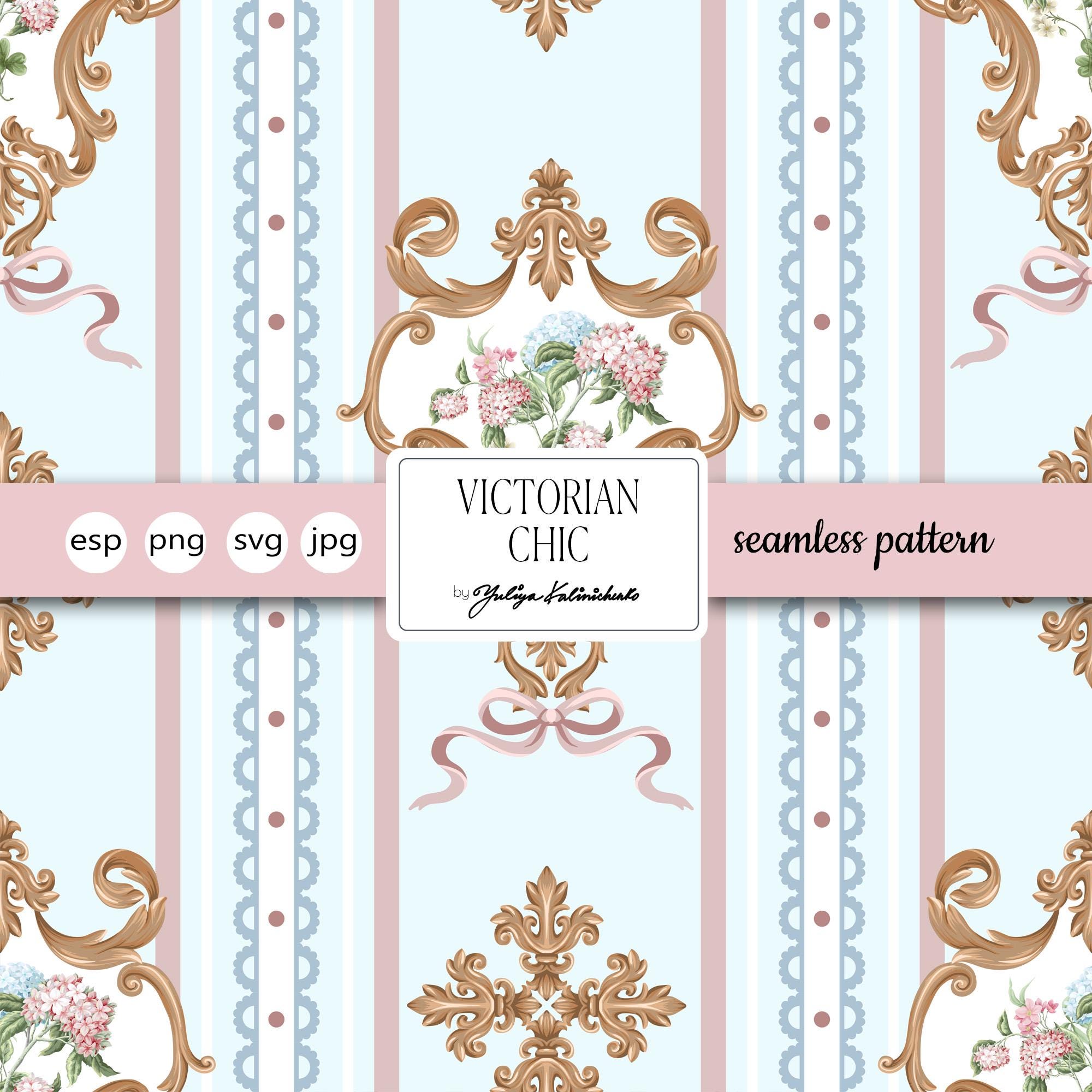 Rococo wallpaper - Etsy 日本