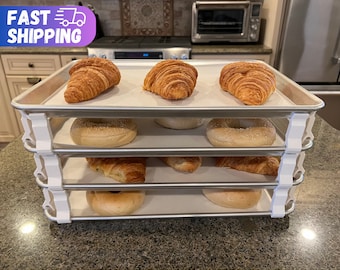 baking sheet dividers baking gifts baking sheet organizer tray stacker gift for cookie baker baking sheet cookie kitchen organizer tools