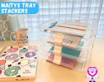 maitys arts and crafts tray stacker art organization gift for artist