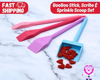 Boo Boo Stick cookie scribe and scraper cookie decorating sprinkle scoop BooBoo Stick baking gifts cookie scribe tool gift for cookie baker