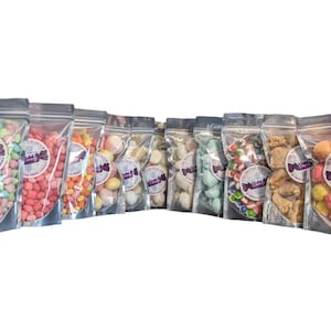Freeze Dried Candy - Free Shipping - Buy 4, Get 1 Free - Large Variety of Candy Available - 5x8 Bag