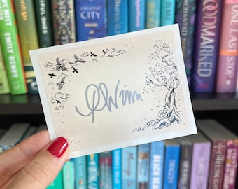 Signed Bookplate - Demi Winters - The Road Of Bones