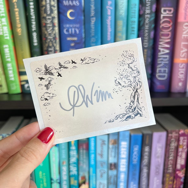 Signed Bookplate - Demi Winters - The Road Of Bones