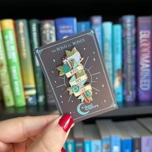 Kiss My Axe Custom Enamel Pin - The Road of Bones - Demi Winters