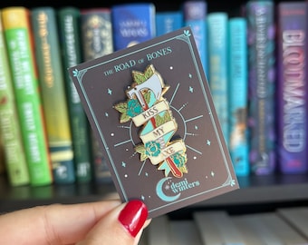Kiss My Axe Custom Enamel Pin - The Road of Bones - Demi Winters