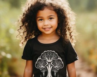 MUSHROOM Unisex T Shirt, Unisex Tee for Foragers, Magical Mushrooms, Bohemian Mushrooms, Nature Lover Shirt,  Hippie Mushrooms Shirts
