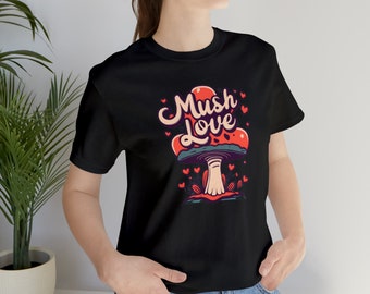 Mushroom Shirt, Mushroom Decor Art Shirt, Botanisches Shirt, Pflanzen Shirt, Pilz Shirt, Hippie Shirt, Naturliebhaber, Pilz Liebe