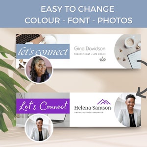LinkedIn banner Canva, LinkedIn Profile Banners, Canva Template, Aesthetic, personal branding, Linkedin profile, Minimalist LinkedIn Profile image 3