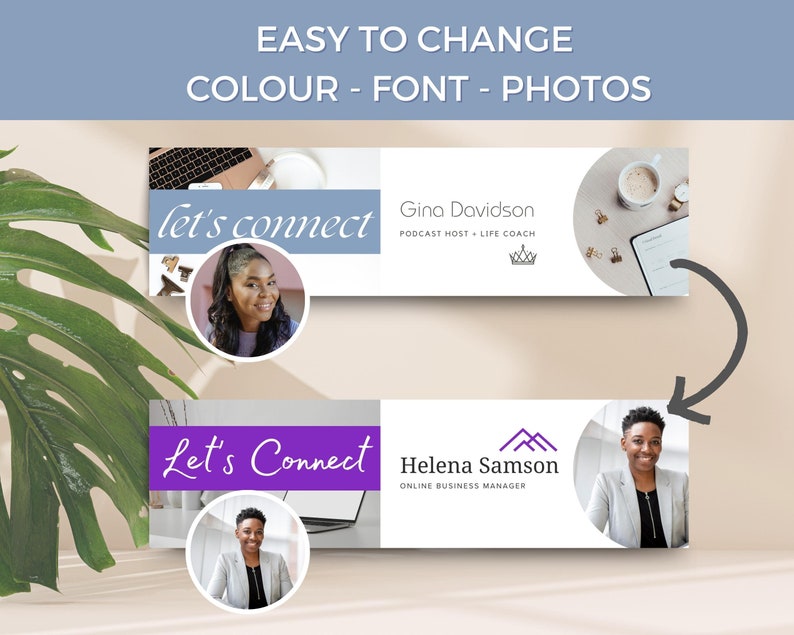 LinkedIn banner Canva, LinkedIn Profile Banners, Canva Template, Aesthetic, personal branding, Linkedin profile, Minimalist LinkedIn Profile image 3