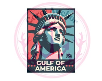 Gulf of America PNG - Patriotic Download - 4th of July PNG