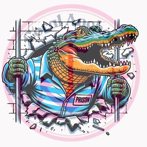 Alligator PNG - Florida Download - Everglades PNG - Digital Print