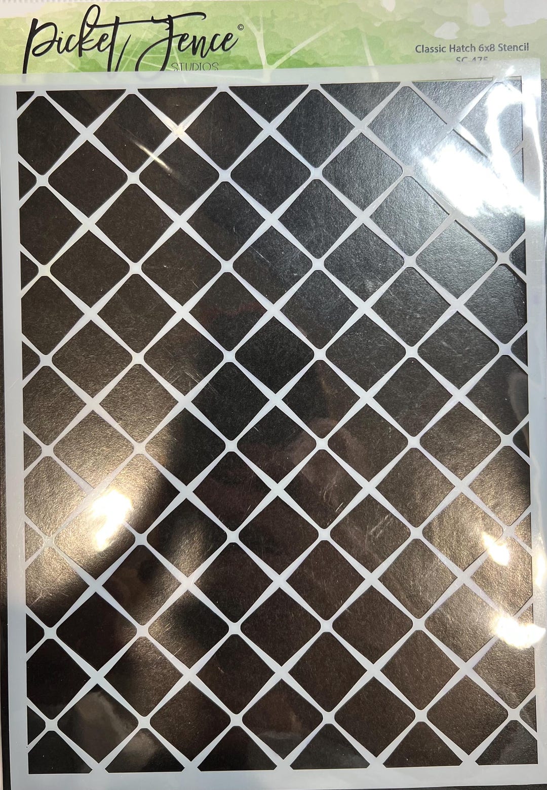 Picket Fence- Classic Hatch 6x8 Stencil - Etsy