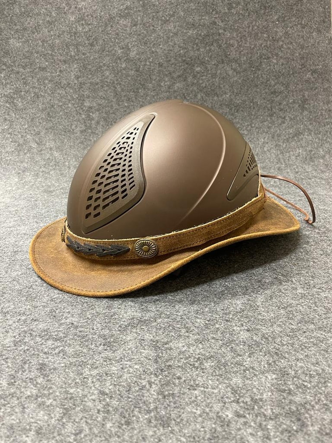 Riding Helmet Western Hat Etsy