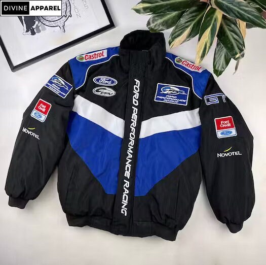 Ford Performance Racing Jacket Y2K Embroidered Jacket - Etsy