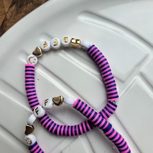 BFF Clay Beads Bracelet