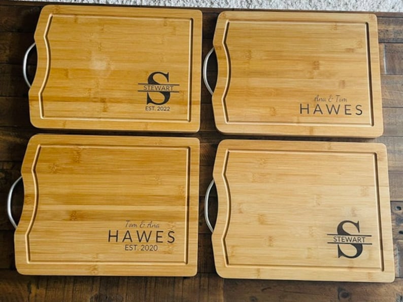 Personalized Cutting Board Wedding Gift Customize Etsy