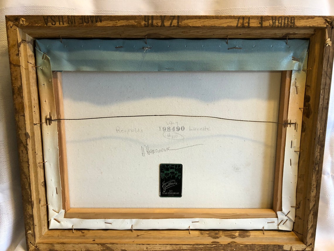 Vintage H. Hargrove Farmhouse Painting Signed Etsy