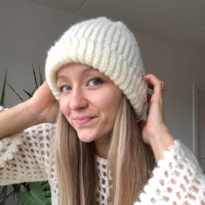 GEHAAKTE BEANIE | Patroon voor beginners in het Engels