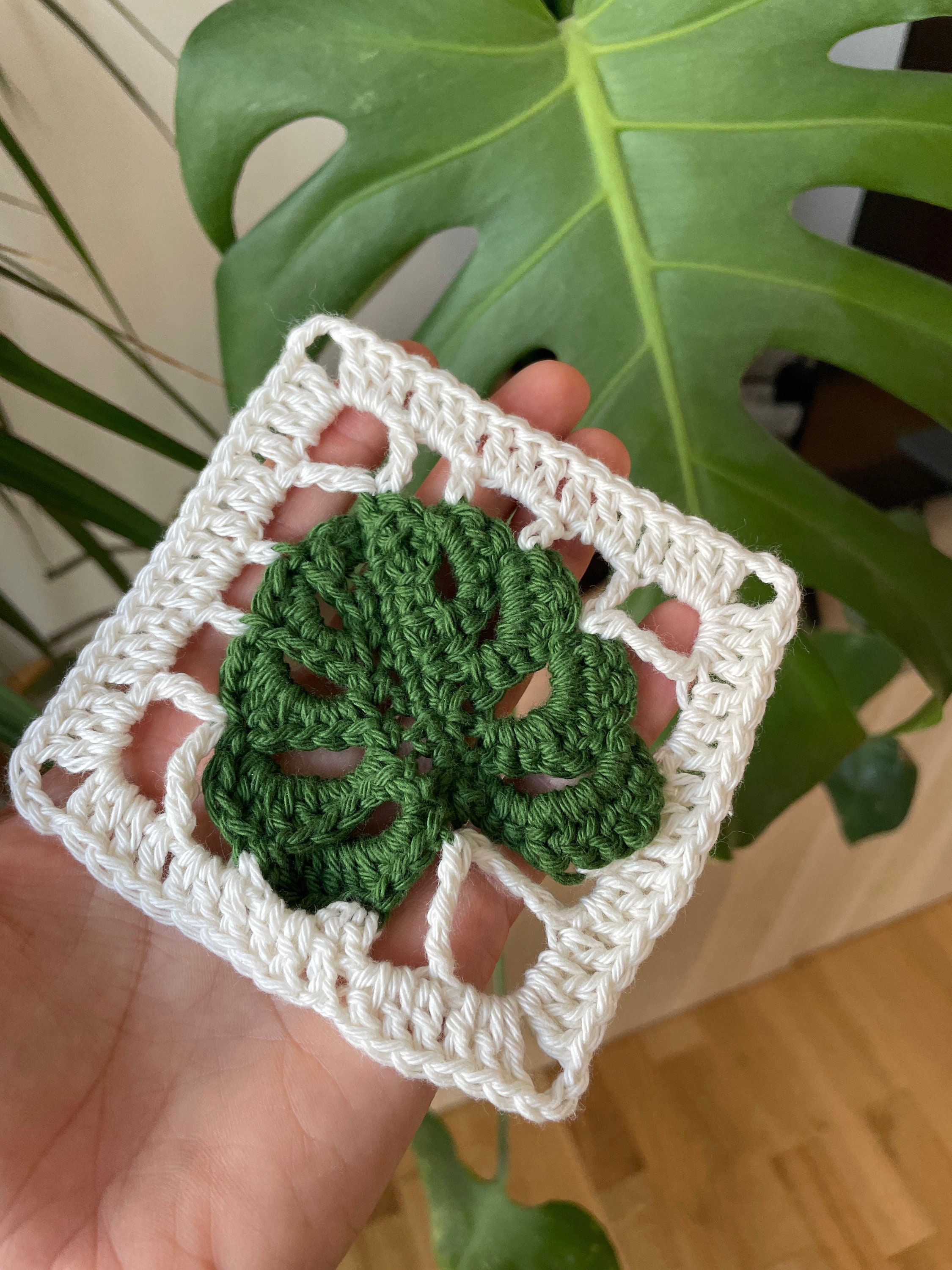 MONSTERA GRANNY SQUARE | Beginner Friendly Pdf Pattern in English