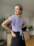 RAGLAN WRAP TOP | crochet pdf pattern in English product logo