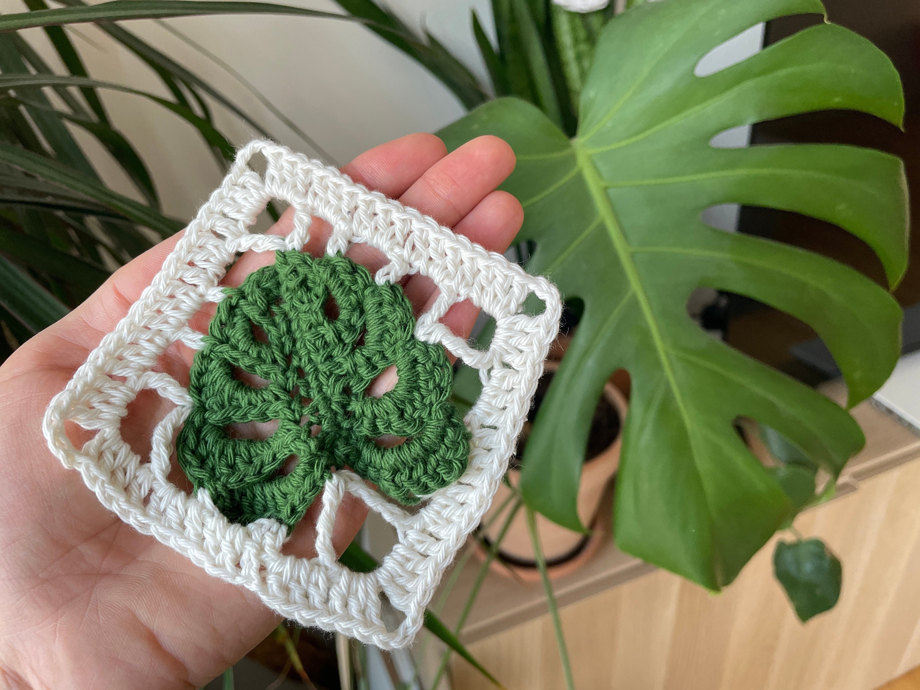 MONSTERA GRANNY SQUARE | Beginner Friendly Pdf Pattern in English - Etsy