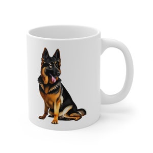 German Shepherd Mug, German Shepherd Gift, German Shepherd Coffee Mug, German Shepherd Owner Gift, German Shepherd Dad/Mom Gift, 11oz, #01