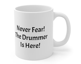 Drummer mok, drummer koffiemok, drummer geschenken, cadeau voor drummer, grappig drummer cadeau, drummer presenteert, drummer koffiekopje, 11oz, #03