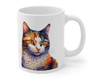 Cat Mug, Cat Gift, Cat Coffee Mug, Cat Owner Gift, Cat Dad/Mom Gift, Cat Lover Gift, Ceramic Mug 11oz, #03