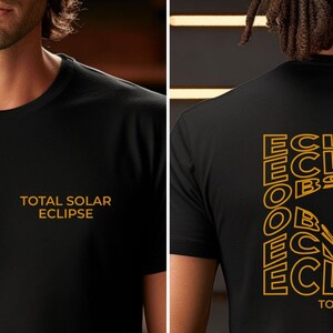 Solar Eclipse 2024 Sweatshirt Hoody T-Shirt, Eclipse Event 2024 Shirt, Gift for Space Fan, North America Eclipse Shirt, Family Eclipse Shirt