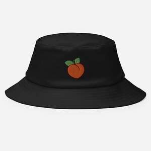 Peach Emoji Bucket Hat