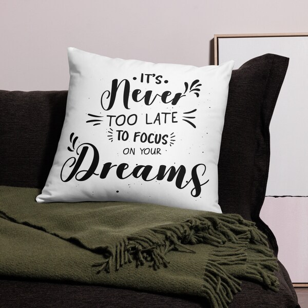 Quote Pillow Etsy