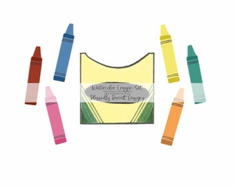 Primärfärger Crayon Clipart | Lärarclipart | Crayola | Lärarsublimering | Lärarclipart | GRATIS kommersiell användning