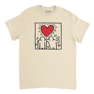 Keith Haring &quot;Untitled (Be Mine)&quot; 1987 Unisex Crewneck T-shirt