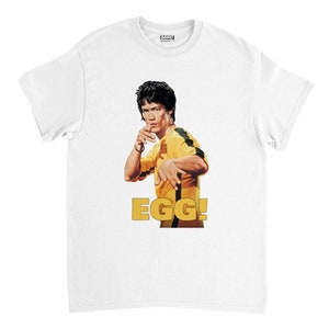Bruce Lee EGG! Heavyweight Unisex Crewneck T-shirt