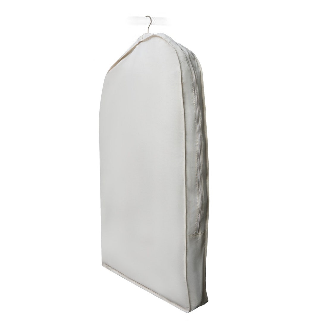 Organic Cotton Garment Bag, Wardrobe Organizer, Bridal Dress Foldable