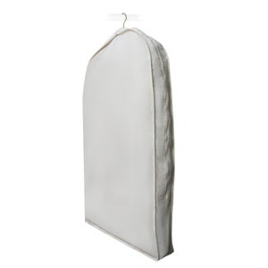 Housse de protection en coton bio, organiseur de garde-robe, sac de rangement pliable pour robe de mariée, protège-vêtement 100 % coton