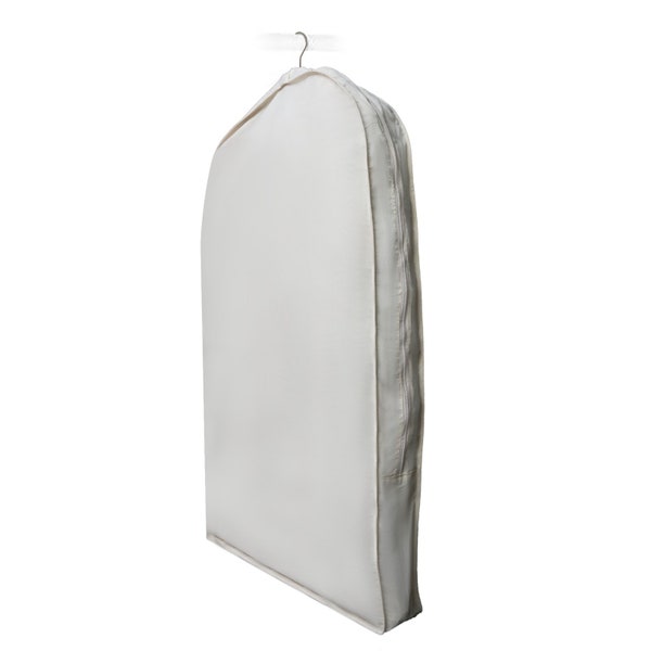 Organic Cotton Garment bag, Wardrobe Organizer, Bridal Dress foldable Storage Bag, 100% Cotton Garment Protector