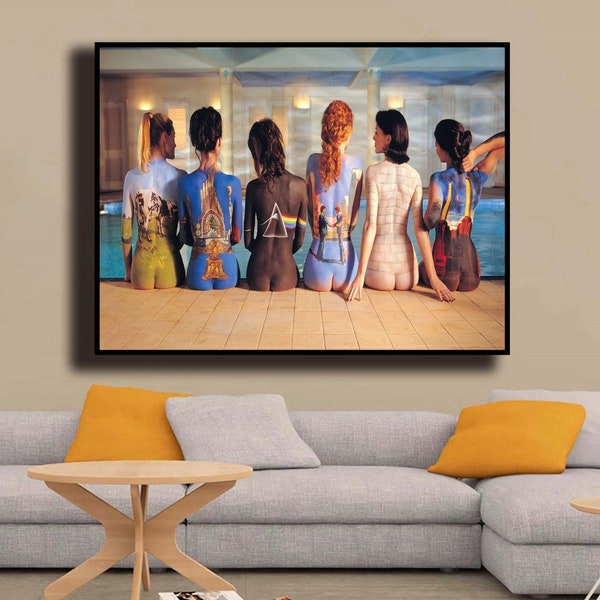 Pink Floyd Naked Women Art Etsy