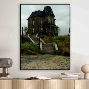 Psycho Movie Poster 60&#39;s Horror Movie Poster Bates Motel Poster Print Norman Bates Cult Classic Digital Oil Painting Home Wall Art Gift