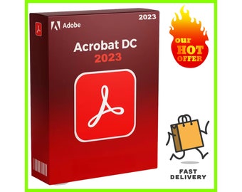 Adobe Acrobat Pro DC 2023 for Windows - Create, Edit, Sign, and Convert PDFs Inactive
