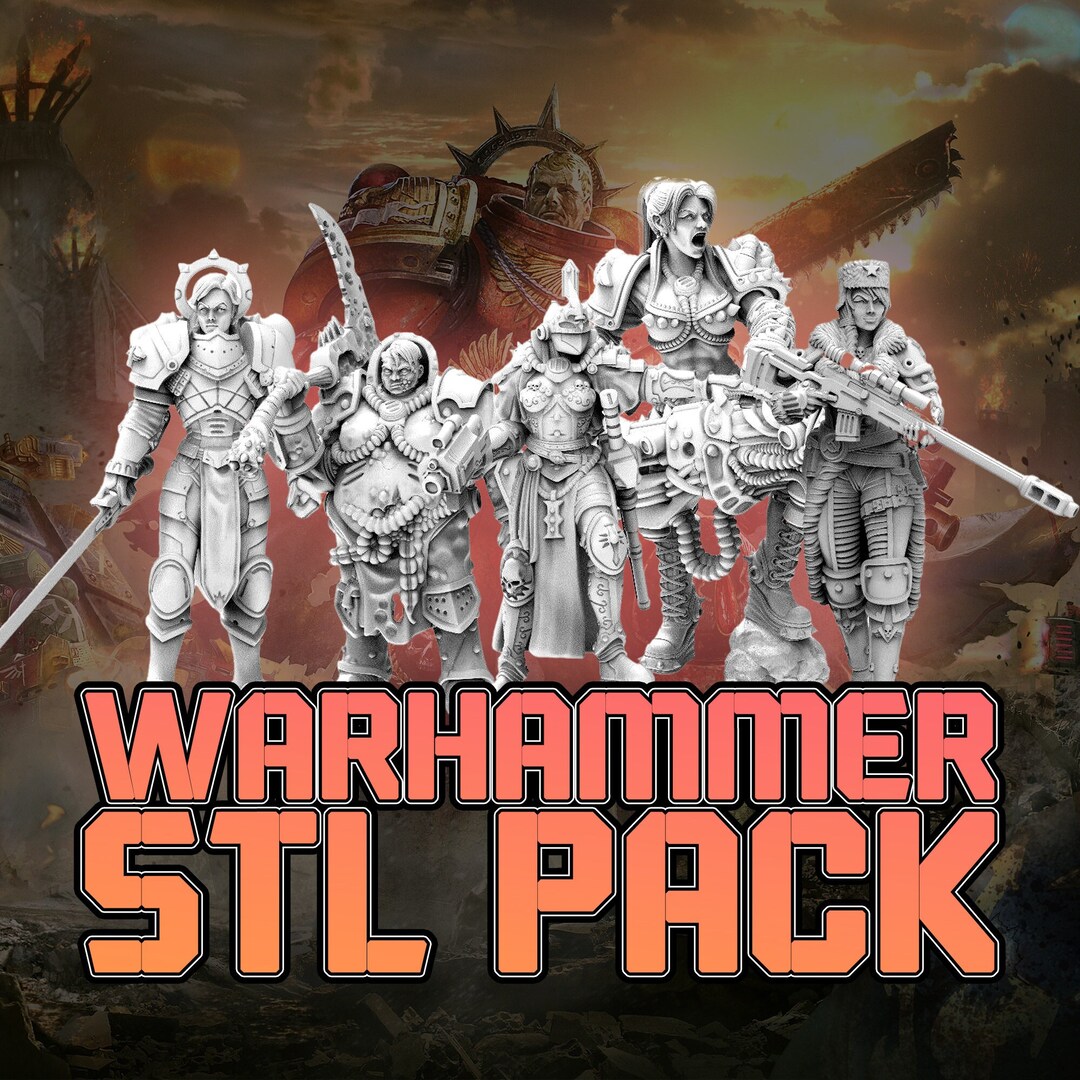 Warhammer 40K STL Pack 1 Warhammer 40000 STL Bundle STL Etsy Italia