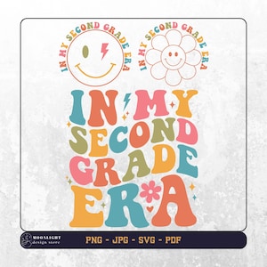en mi época de segundo grado svg, en mi época de segundo grado png, segundo grado svg, segundo grado png, Regreso a clases Svg Png, Ambiente escolar, Texto ondulado