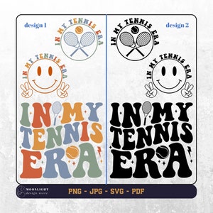 In My Tennis Era svg, In My Tennis Era png, Tennis, png tennis, sport tennis in formato svg, testo ondulato tennis, png in formato SVG Tennis Vibes, file digitale