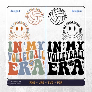 In My Volleyball Era svg, In My Volleyball Era png, Volleyball svg, Volleyball png, Volleyball Sport svg, Volleyball Wavy Text, Digital file