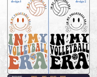 In meiner Volleyball-Ära SVG, In meiner Volleyball-Ära png, Volleyball SVG, Volleyball png, Volleyball Sport SVG, Volleyball Wellentext, Digitale Datei