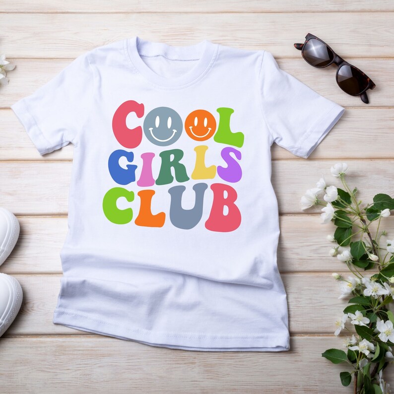 Cool Girls Club SVG, Cool Girls Club PNG, Girls Svg, Girls Shirt Svg, Trendy Girls Svg, Cricut