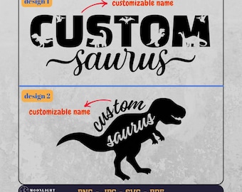 Customizable saurus dinosaur svg png, dinosaur svg png, Dinosaur birthday svg png,Dinosaur lover, gift for her,gift for him,Digital Download