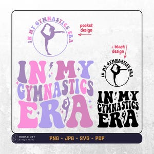 In My Gymnastics Era svg, In My Gymnastics Era png, Gymnastics svg, Gymnastics png, Gymnastics Sport svg, Gymnastics Wavy Text, Digital file