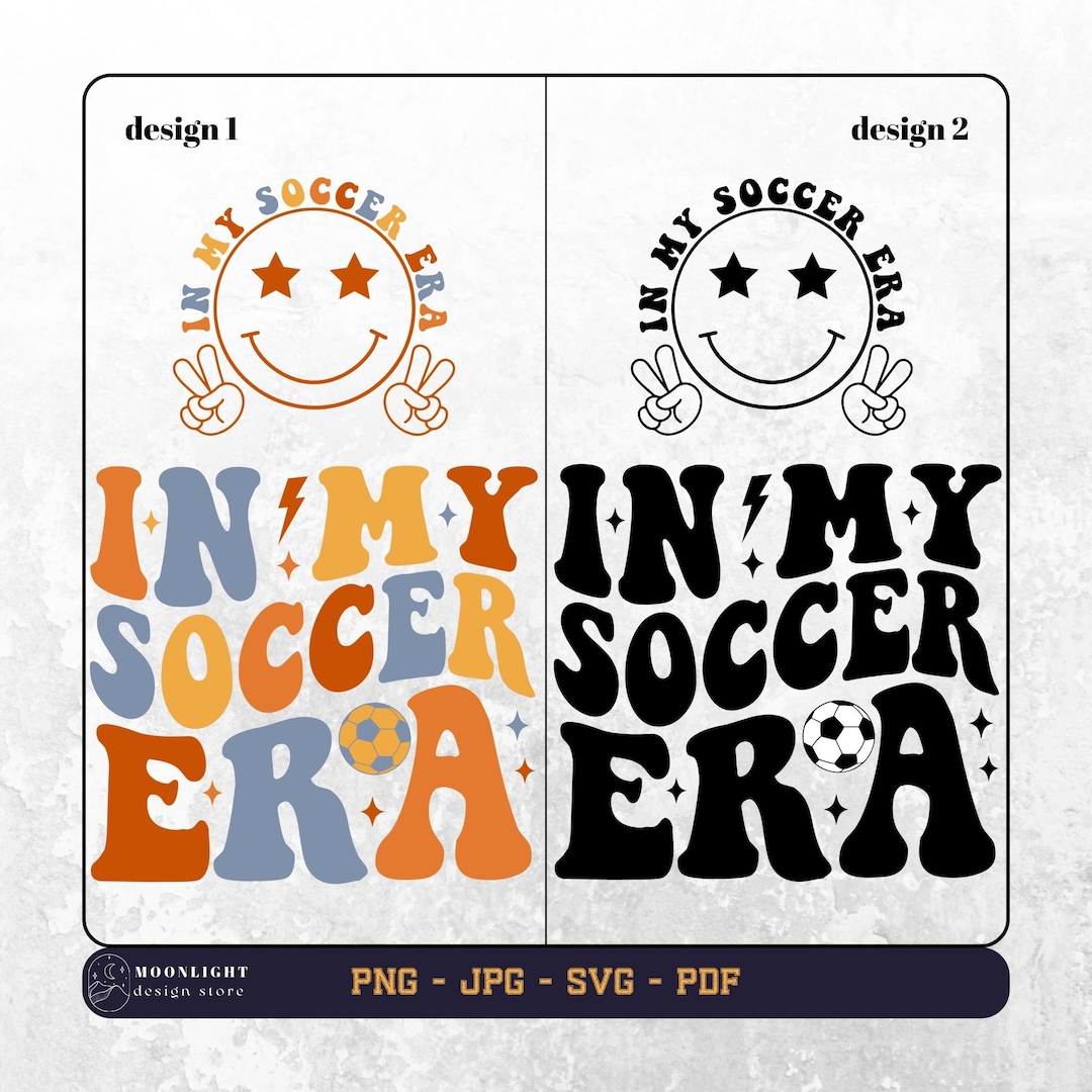 Premium Vector | In my soccer era t shirt design
