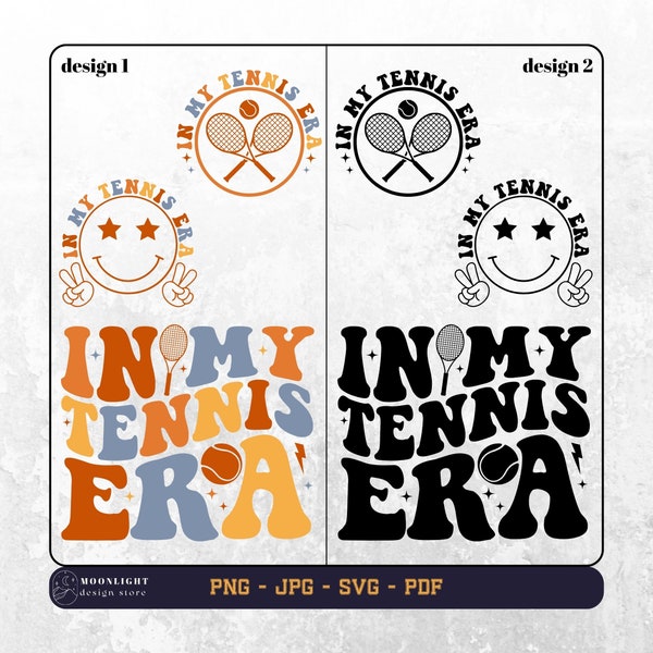 In My Tennis Era svg, In My Tennis Era png, Tennis svg, Tennis png, Tennis Sport svg, Tennis Wavy Text, Tennis Vibes svg png, Digital file